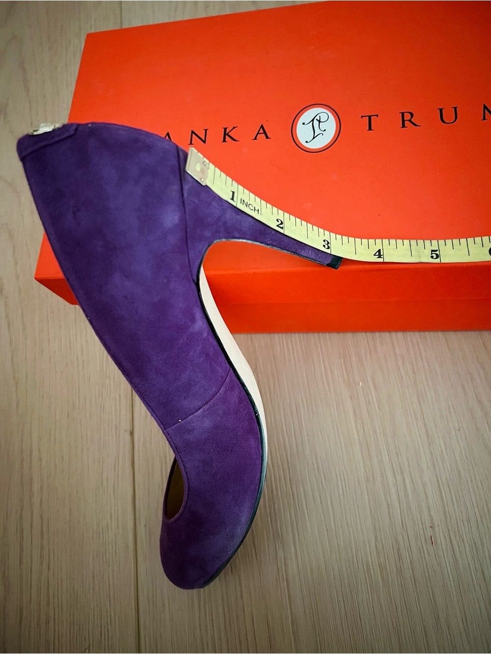 Ivanka Trump Purple Suede Classic Pumps - Picture 7 of 7